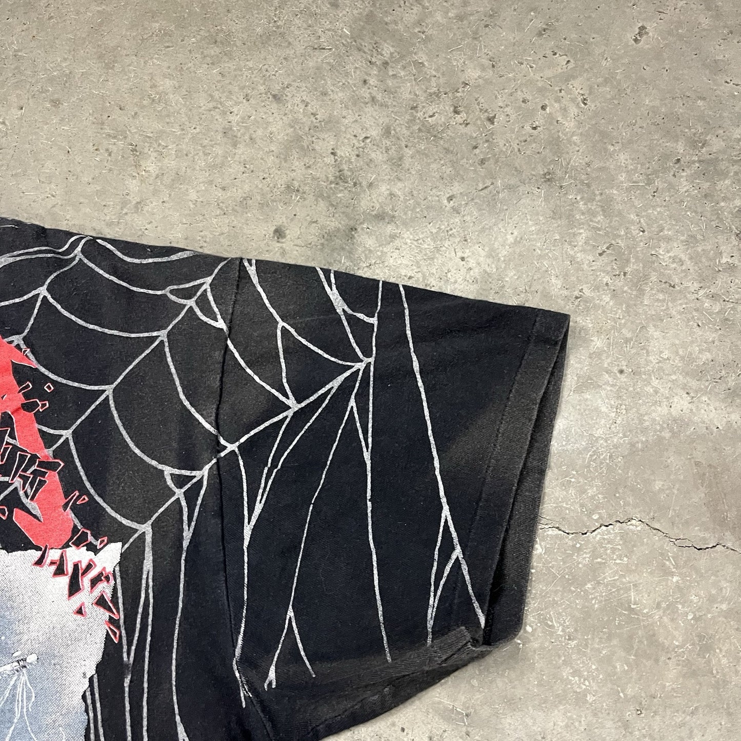Vintage 90s Metallica All Over Print AOP Concert T Shirt Black XL