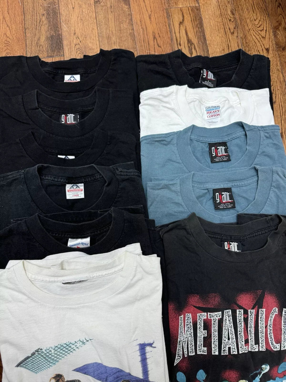 Vintage 90s 00s Metallica T-Shirt Bundle Lot Of 11 Band Tess Metal Sz M L XL