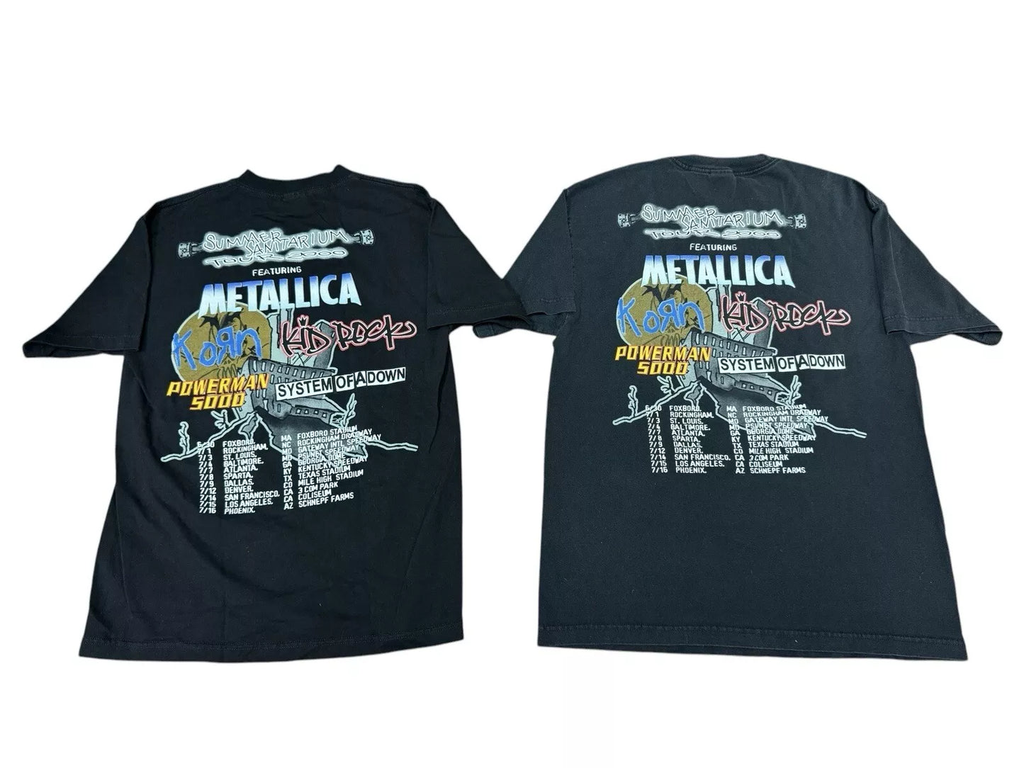 Vintage 90s 00s Metallica T-Shirt Bundle Lot Of 11 Band Tess Metal Sz M L XL