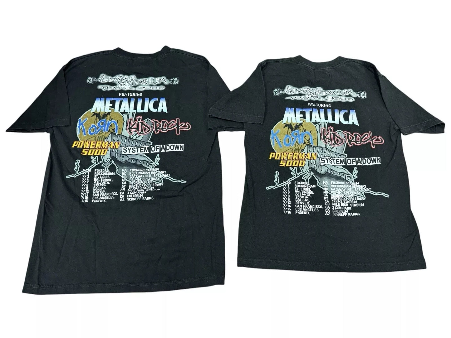 Vintage 90s 00s Metallica T-Shirt Bundle Lot Of 11 Band Tess Metal Sz M L XL