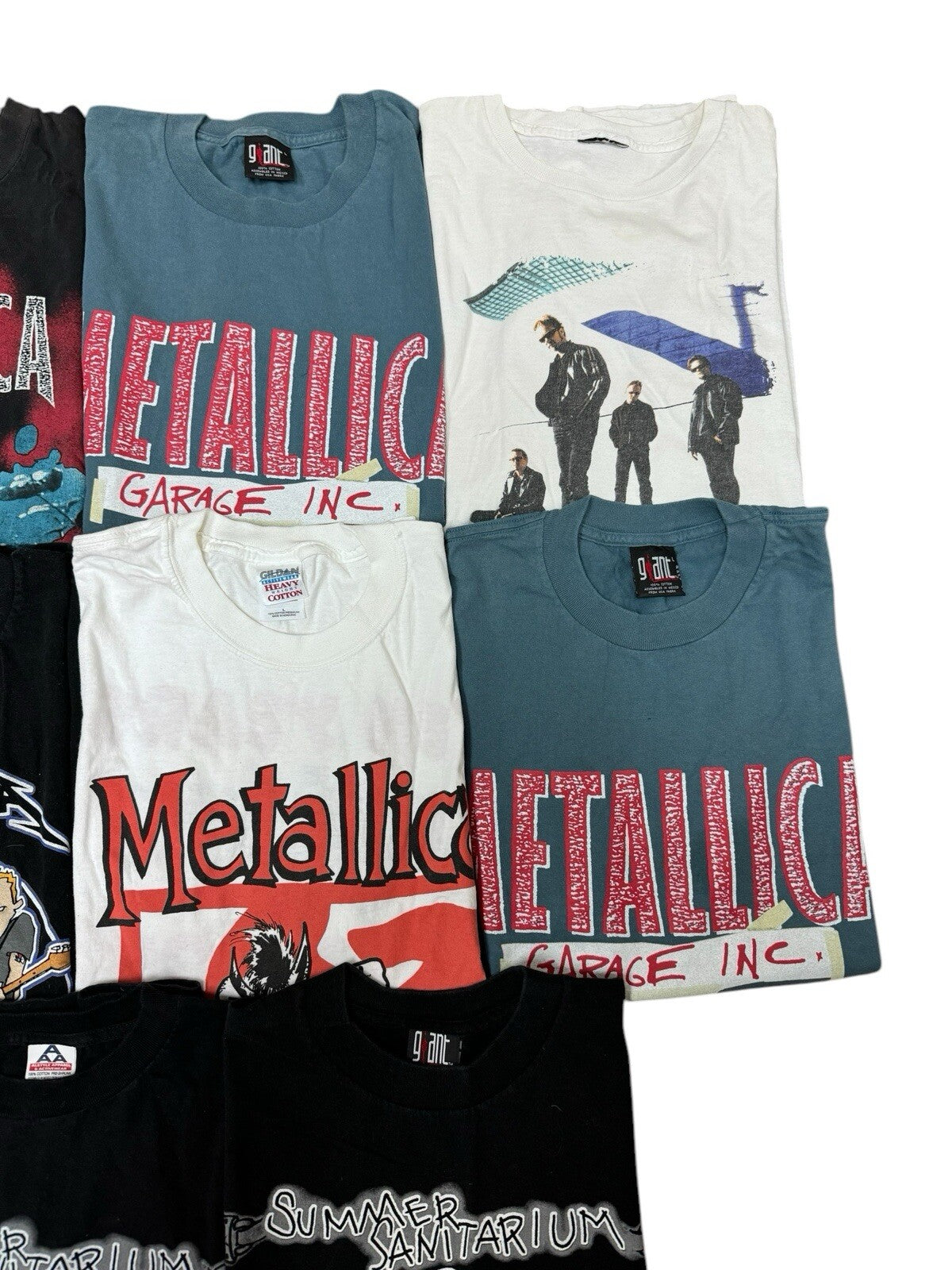 Vintage 90s 00s Metallica T-Shirt Bundle Lot Of 11 Band Tess Metal Sz M L XL
