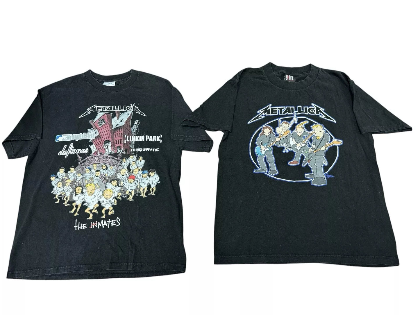Vintage 90s 00s Metallica T-Shirt Bundle Lot Of 11 Band Tess Metal Sz M L XL